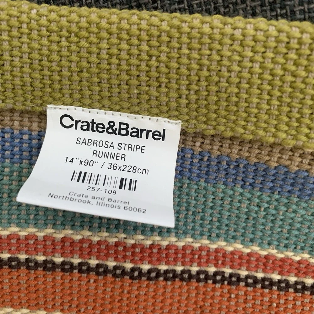 Crate & Barrel Table Runner Sabrosa And 2‎ Placemats
